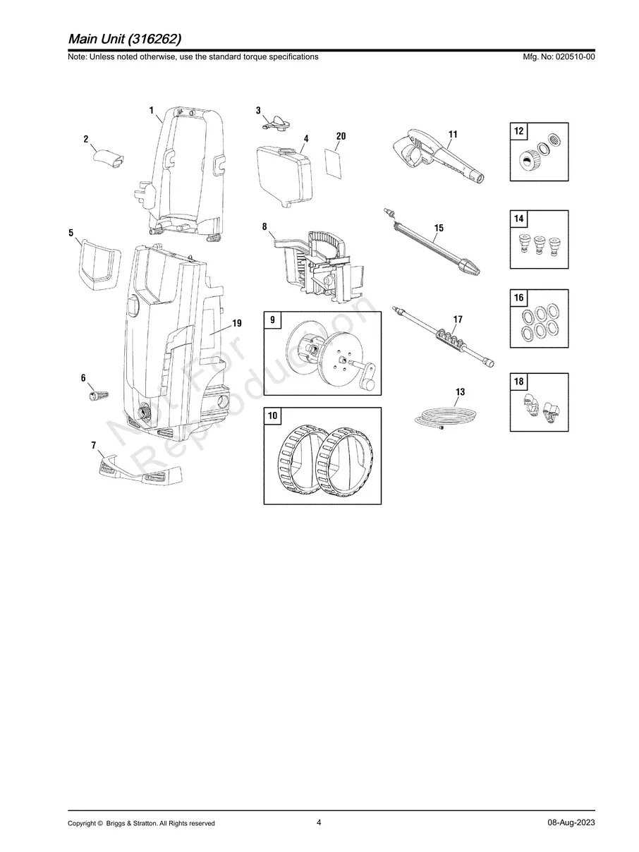 BRIGGS AND STRATTON, 020510-00, IPL.4